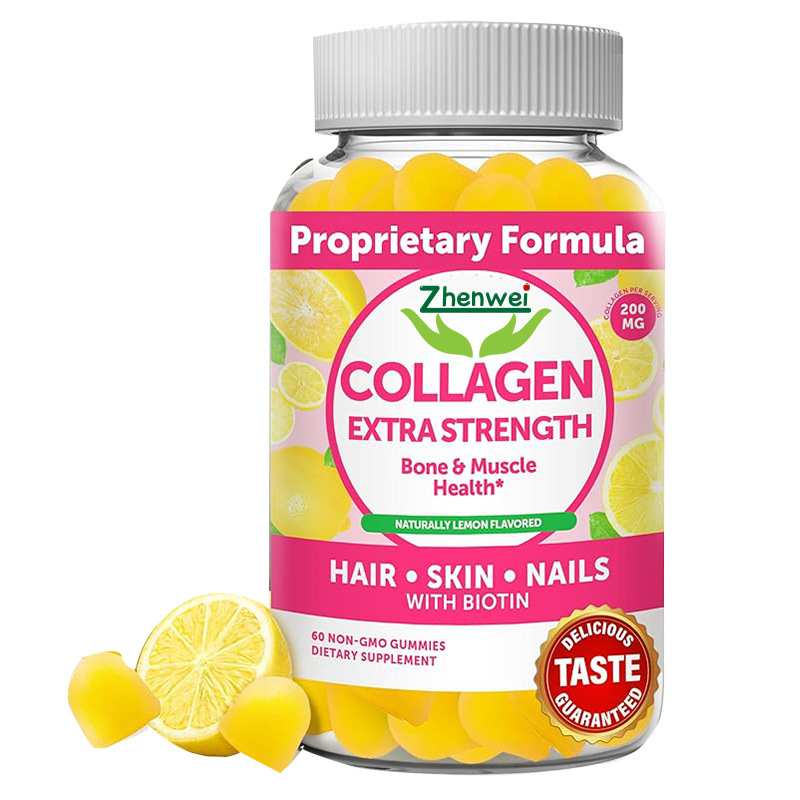 源头工厂供应胶原蛋白软糖Collagen Gummies亚马逊热销