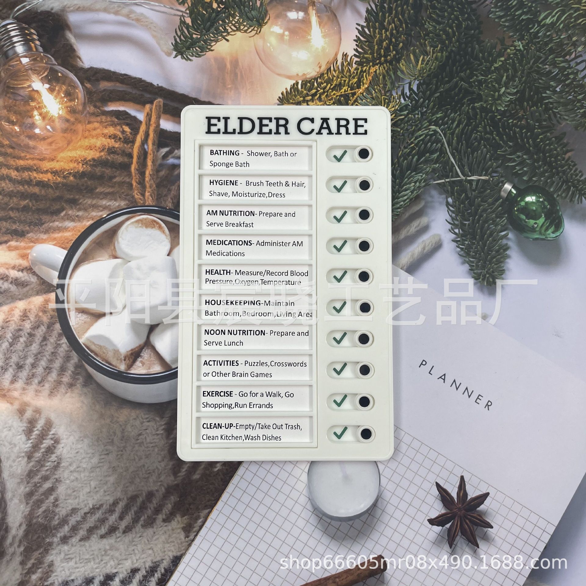 Tarjeta de autodisciplina para niños tablero de mensajes reemplazable Lista de verificación RV Mensaje de nota RV Lista de verificación