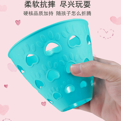 Children's large-sized catch-and-ball catapult ball educational elastic toss-and-catch parent-child interactive outdoor sports training toy