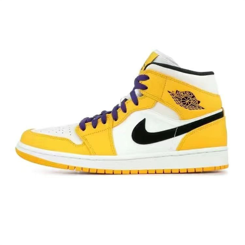 AJ1 ハイトップバスケットボールシューズカジュアルスニーカースポーツシューズ aj 男女兼用シューズ aj インバーカー煙灰パンダ黒と白の黒曜石|undefined