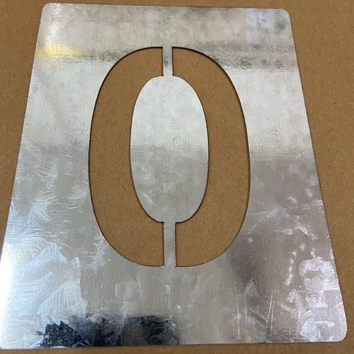 Sheet metal hollow number 0-9 spray paint template letter A-Z iron plate engraved character mold advertising sign