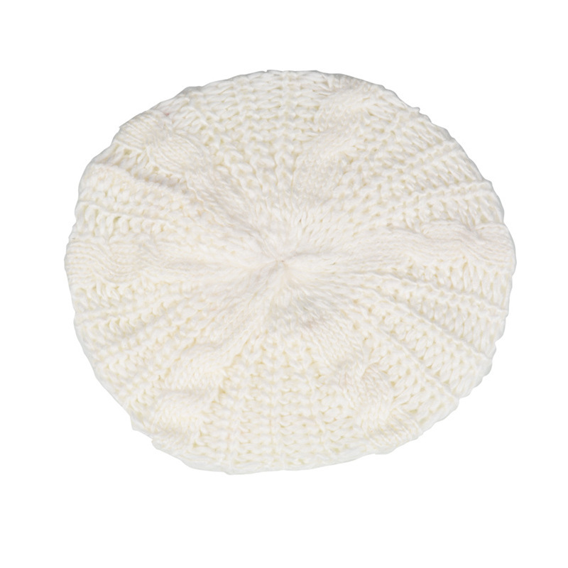 Knitted Beret Hat For Women - Stylish Wool Winter Accessory_voghion.com