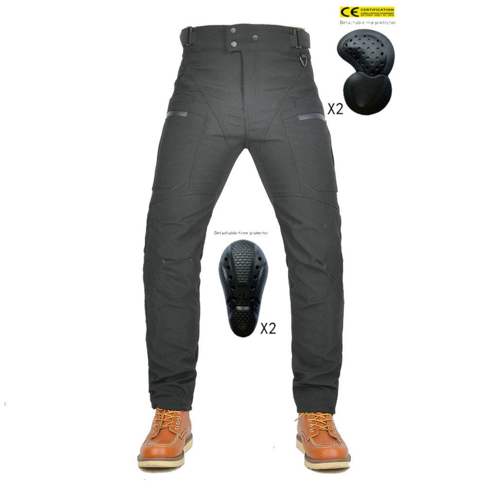 VOLERO motocicleta cuatro estaciones a prueba de caídas pantalones de ciclismo impermeable a prueba de viento respirable elástico cintura alta ocio locomotora a prueba de caídas pantalones