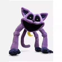 跨境新品MONSTER CATNAP PLUSH 微笑恐怖紫猫毛绒玩具玩偶公仔