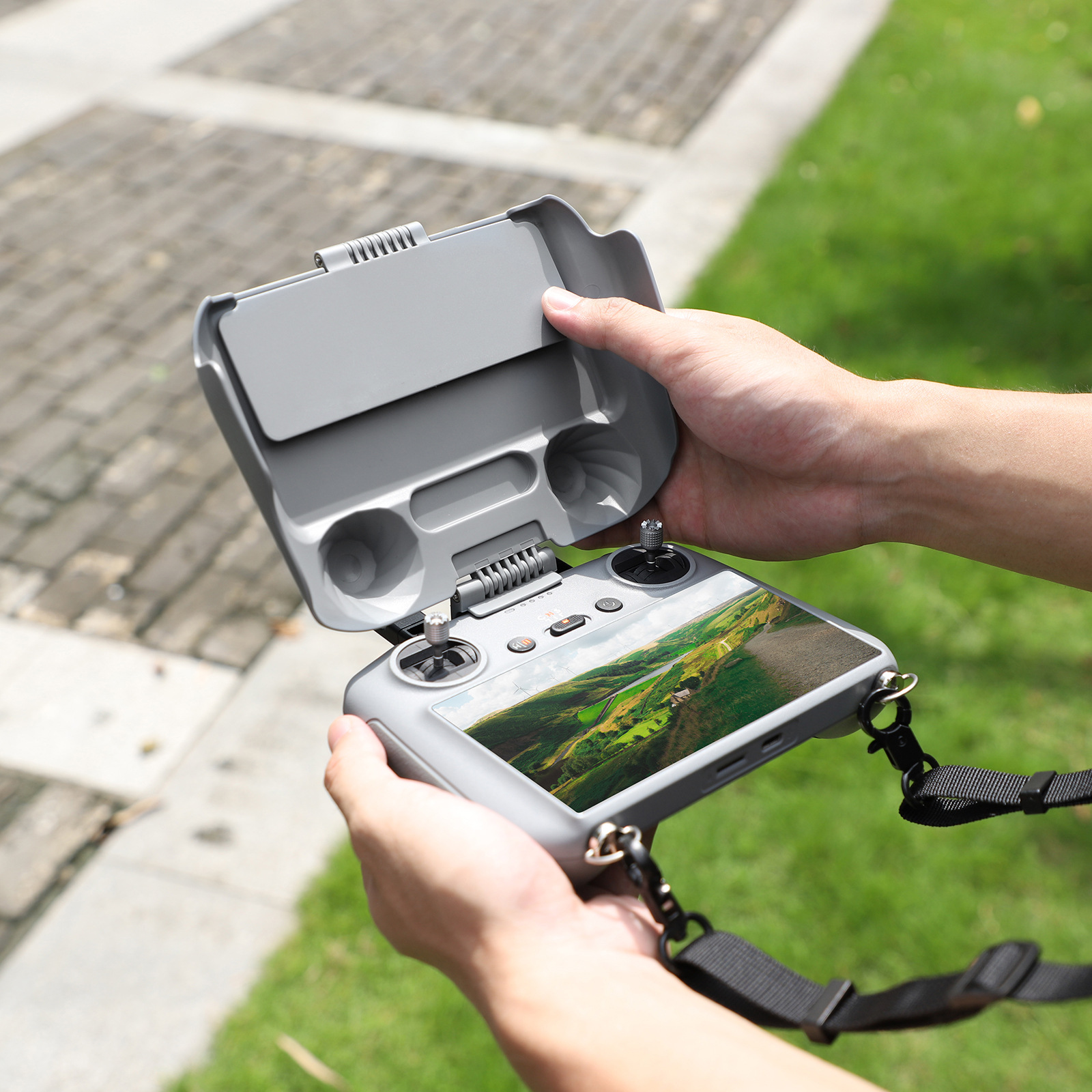 Sunnylife Mini4 pro/aire 3 para DJI RC2 control remoto capucha auxiliar cubierta protectora