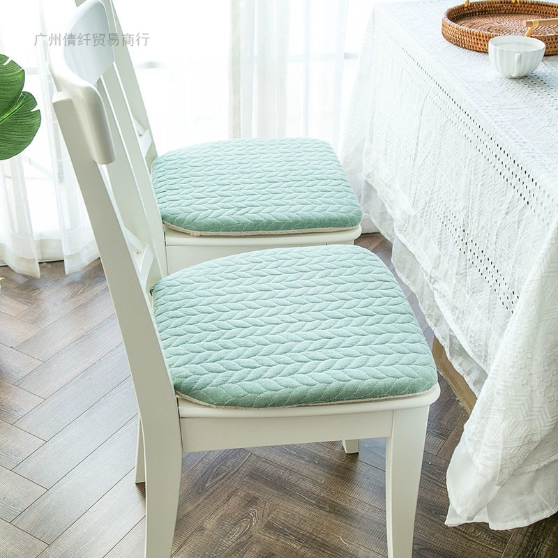 Полностью Хлопковая универсальная подушка для обеденного стула Four Seasons Простая Скандинавская Бытовая подушка для жира Стул для бедер Офисная утолщенная Нескользящая подушка