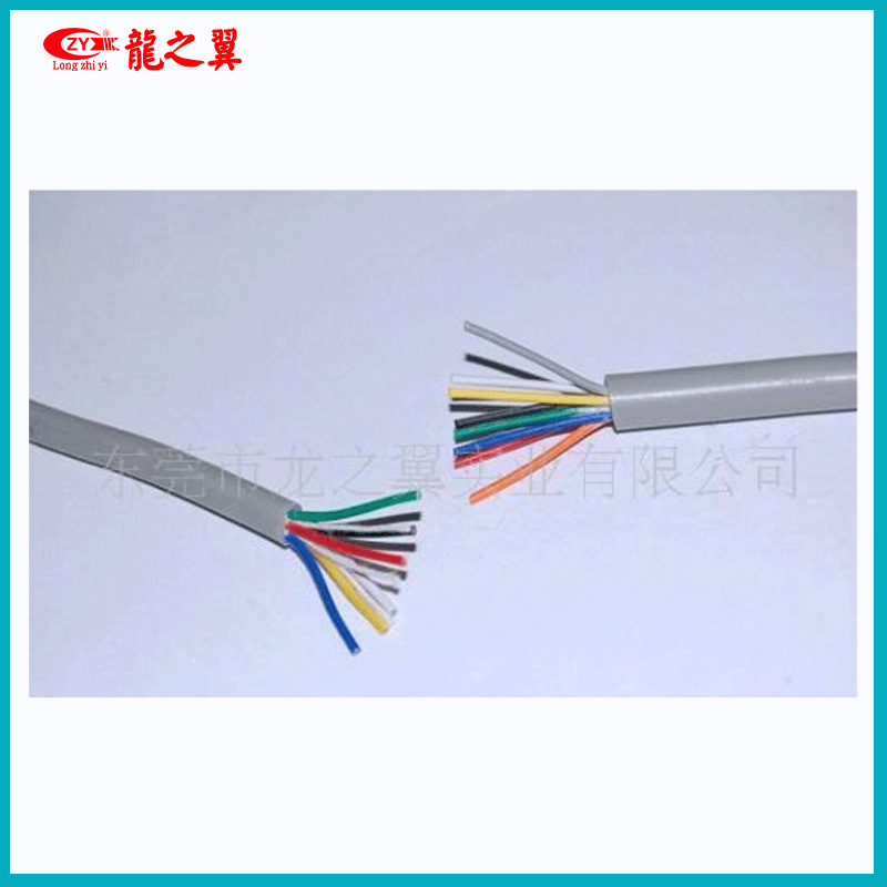 铜芯电缆2 3 4芯*1 1.5 2.5 4平方电源护套线防水控制电线批发