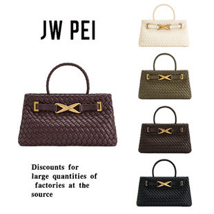 Cross-Border Jwpei Woven Bag Handbag Cora Fashion Single Shoulder Crossbody Bag Large Capacity Commuter Women's Bag 8t021 New