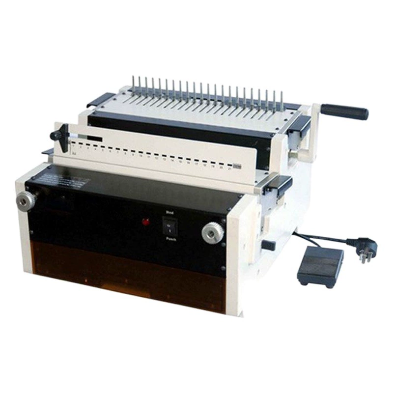 Резиновое кольцо с одной катушкой из железного кольца YB-4in1-6918 многофункциональная переплетная машина Гуанчжоу штамповочная переплетная машина все-в-одном