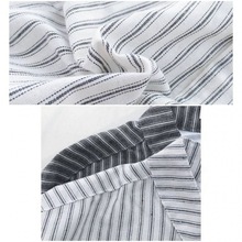 条纹衬衫男港风宽松学生百搭韩版潮流帅气小清新长袖衬衣外套