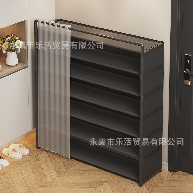 鞋架多层家用门口外楼道简易鞋柜防尘结实耐用鞋子收纳柜出租房用