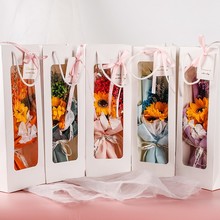 教师节礼品向日葵花束香皂花永生花满天星干花毕业季礼物批发鲜花