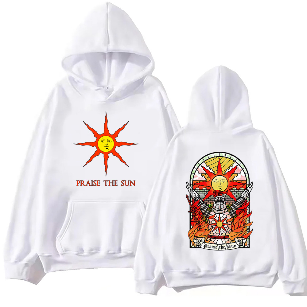 Dark Souls Praise The Sun Hoodie Harajuku Hip Hop Pullover T