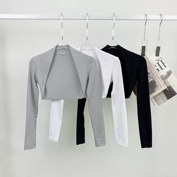 lulu shawl all-Match sports fitness yoga outdoor running quick-drying top cardigan coat long sleeve women's waistcoat thin