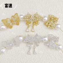 14k����ɫ�yɫ΢��ʯ����С��������ֹ�DIY������������