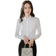 Bamboo Fiber Professional White Shirt Women's Summer Short Sleeve Non-ironing Anti-wrinkle Elastic Slim Dress White Shirt Women's Wholesale