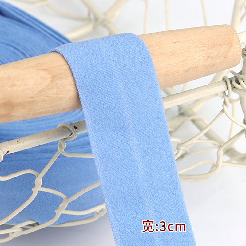 Tira de borde elástico de algodón accesorios de tela tira de borde de ropa de bebé cinta ropa interior banda elástica correa de tela plegable