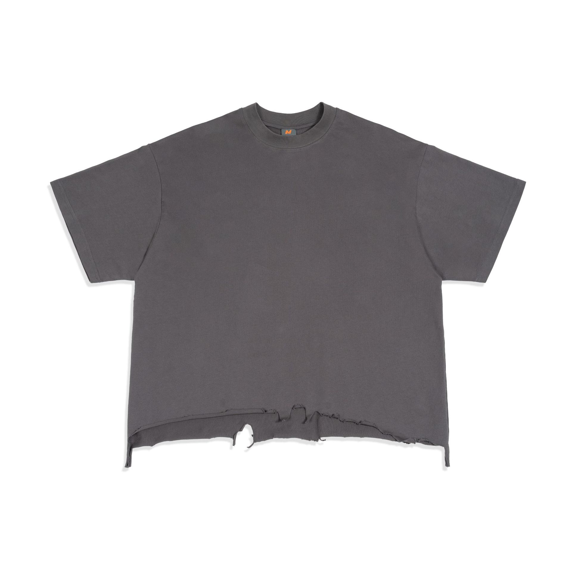 ETAI ropa de hombre de verano hombre algodón de manga corta pesada retro lavado con agua hace viejos desgastados estilo de moda de la calle marca de moda americana T image 9