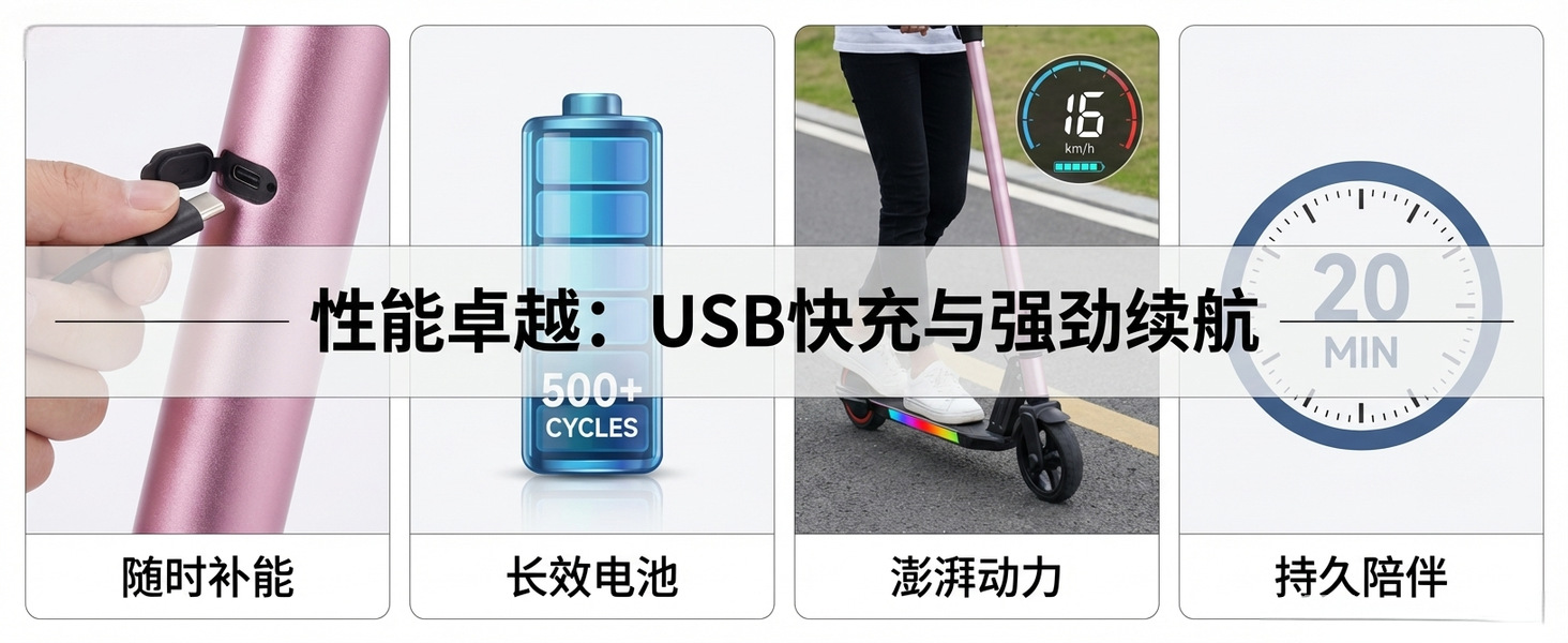 Manufacturer Wholesale Cross-Border Children's Electric Scooters, Foldable Portable Two-Wheeled Scooters, Direct Sales