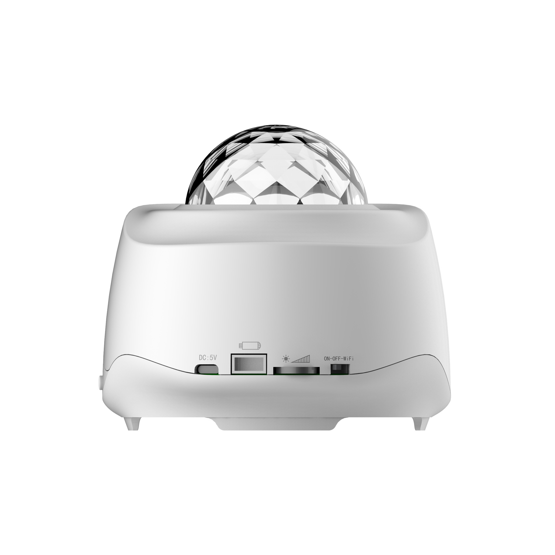 跨境新款USB蓝牙白盒音乐星空灯智能款LED动态十色小夜灯投影仪灯