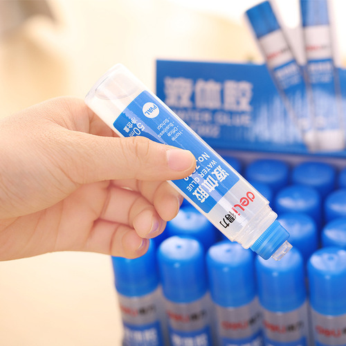 Deli 7302/7302S liquid glue 50ml student handmade strong glue office supplies stationery wholesale