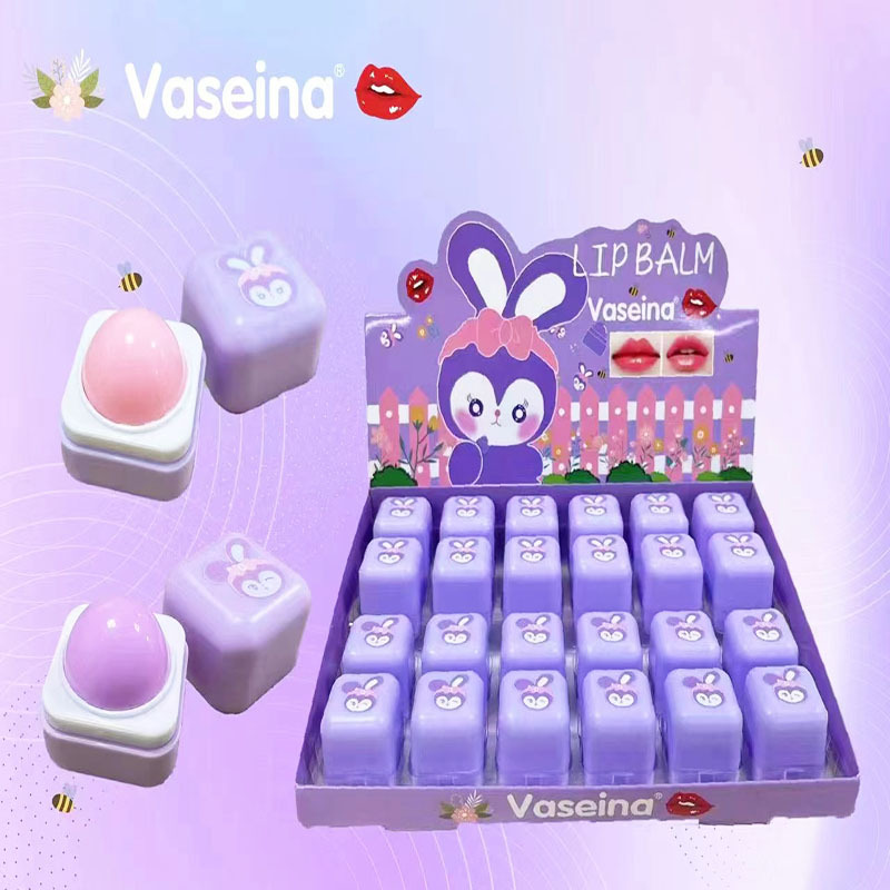 Nuevo Comercio exterior transfronterizo macaron color de dibujos animados para niños hidratante bálsamo labial incoloro bálsamo labial en stock