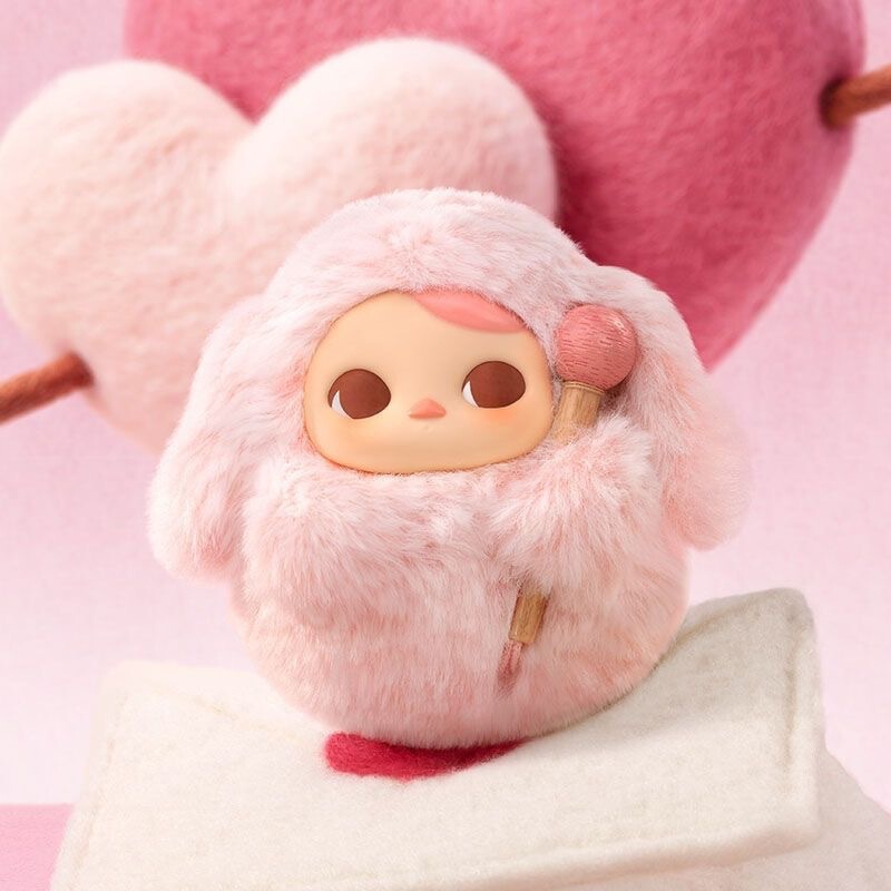New Pucky Knock Knock Wooden Fish Series Vinyl Plush Hanging Figure Blind Box Toy Gift Hanging Doll