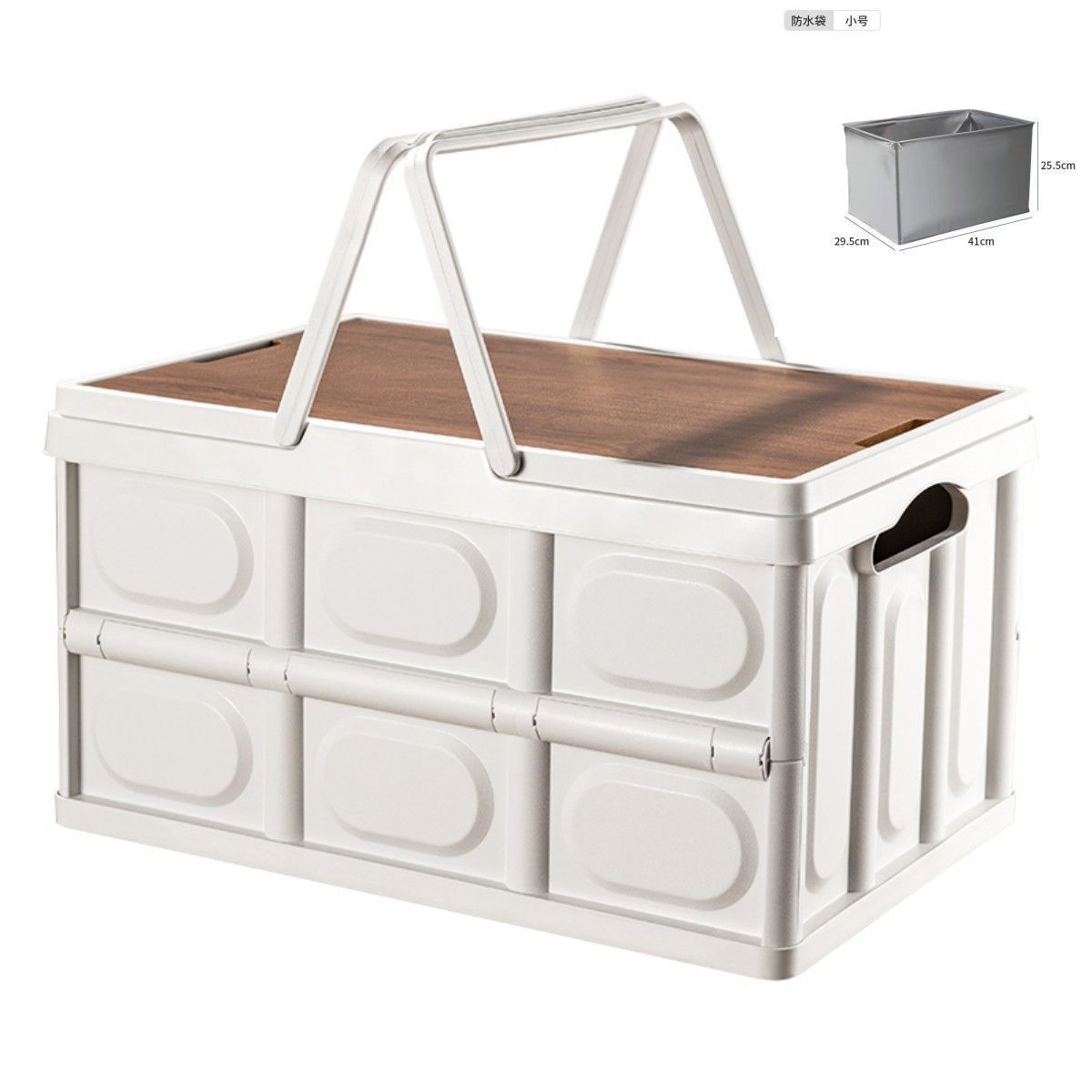 Viaje de gran capacidad al aire libre en el vehículo de campamento cajas plegables cajas de almacenamiento mesa al aire libre de campamento universal