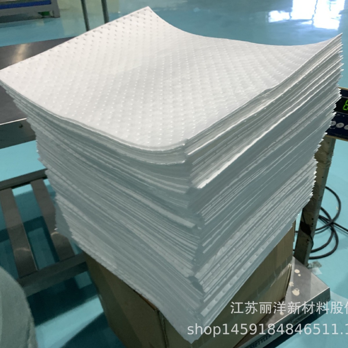 4MM重型吸油棉 化工 工业吸油垫吸油毡 100片  高效过滤棉