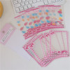 Sanrio Card Card Mask HD Thick Love Bean Album Establish a small card protective film two -layer star flash laser