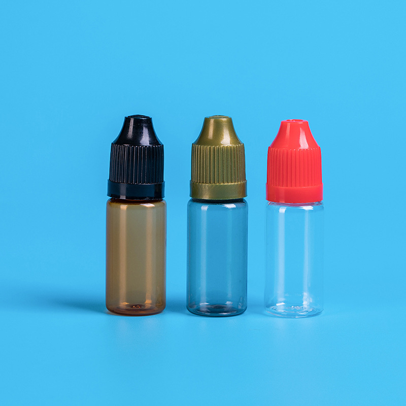 厂家直供透明滴液瓶眼药水瓶电压旋盖分装尖嘴加液油瓶滴瓶JB228