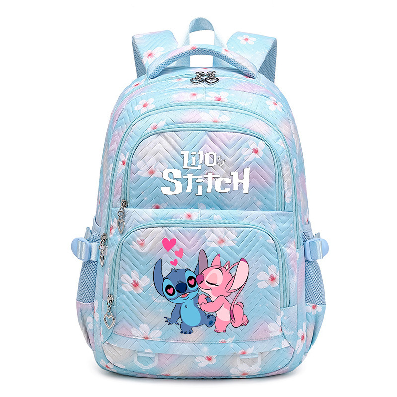 Cross-Border New Stitch Backpack for Female Elementary School Students, Large Capacity Korean Style Colorful School Bag Cross-Border New Stitch Backpack for Female Elementary School Students, Large Capacity Korean Style Colorful School Bag