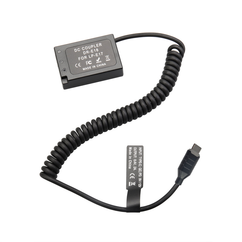 LP-E17/E18 fake battery RP R8 R10 R 50 200D external Type-C PD charging treasure power supply LP-E17/E18 fake battery RP R8 R10 R 50 200D external Type-C PD charging treasure power supply
