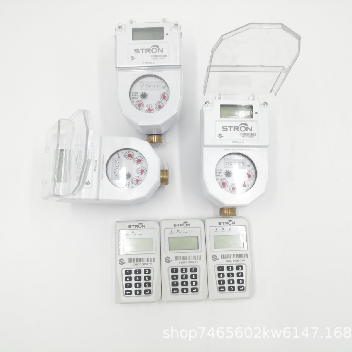 跨境出口外贸委收据水表预付远传485ic卡数显商用智能仪表