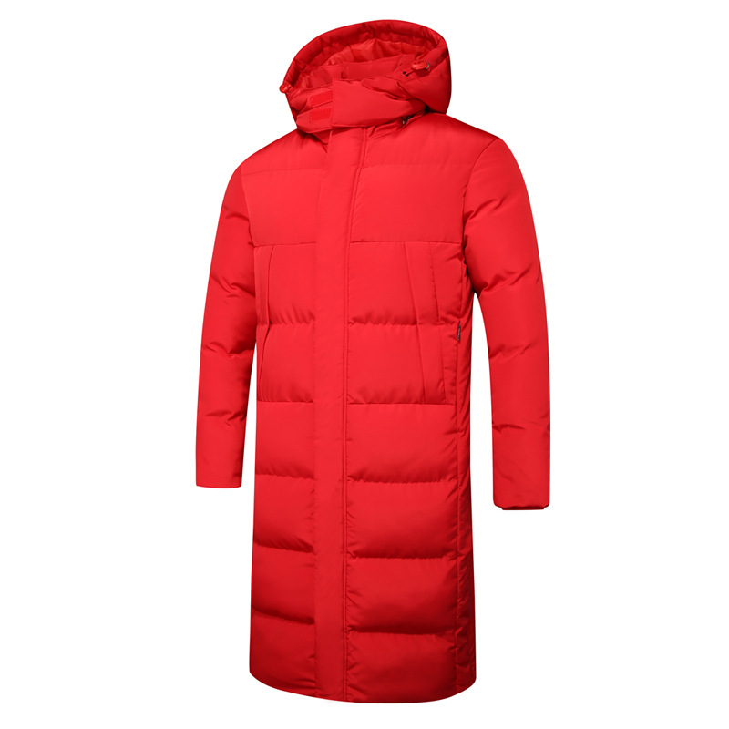 Athlete Winter training overcoat men and women have more cash than can be accounted for Overknee motion cotton-padded clothes winter Down Cotton Sports train coat