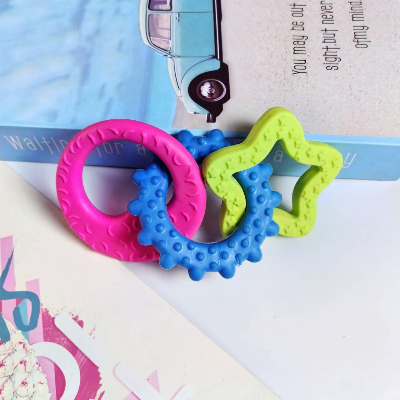 Juguetes transfronterizos para mascotas, palitos molinos para perros, masticadores, auto-aburrimiento, TPR, juguetes para mascotas, mordeduras, pelotas elásticas