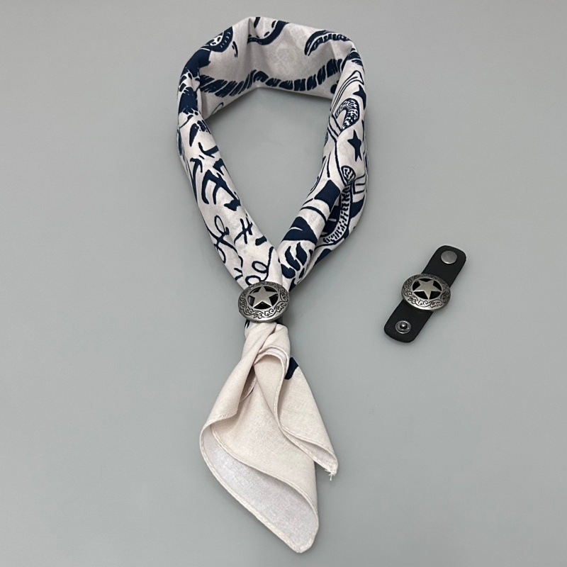 Off-white nautical + five-pointed star buckle