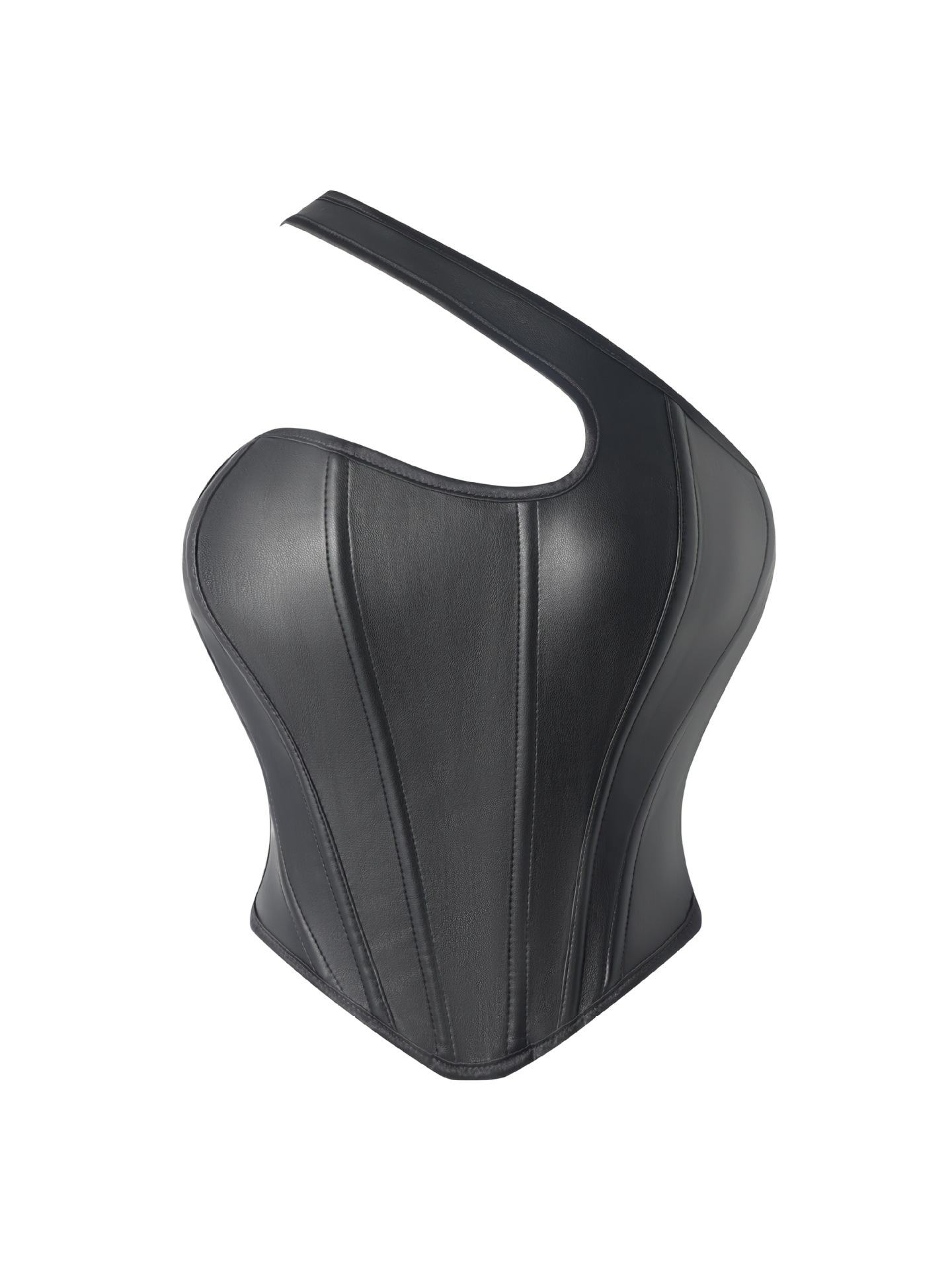 Nuevo cross-border europeo y americano chaleco de hombro chaleco de hueso de pescado sexy cintura descubierta comercio exterior al por mayor