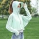 Ice silk sunscreen clothes shirt manufacturers wholesale ladies hooded shawl outdoor coat new breathable UV protection