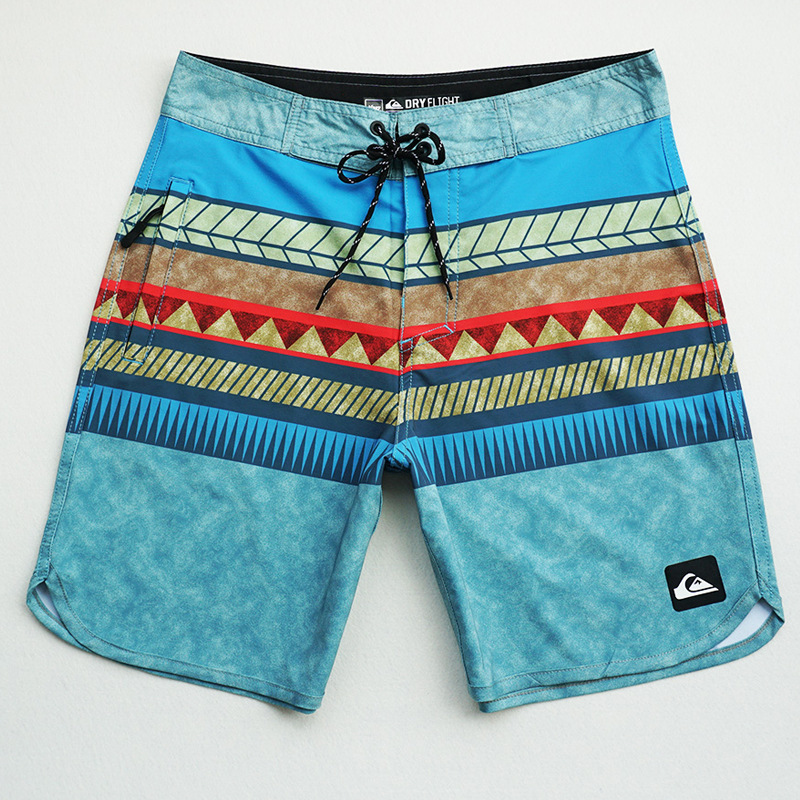 Quiksilver stretch beach pants men's quick-drying wholesale swimming trunks casual sports printed shorts loose size pants