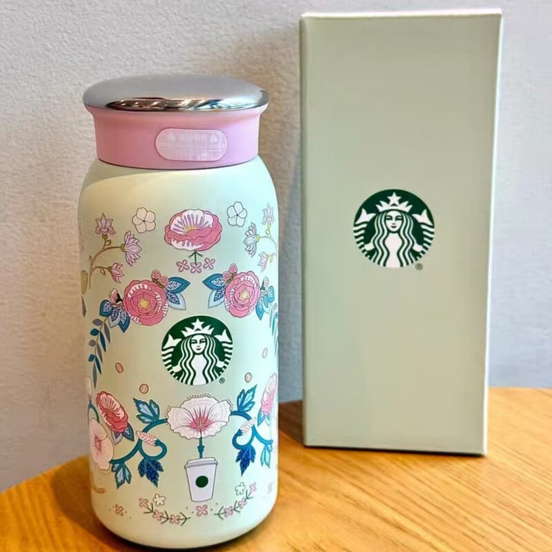 星爸爸春日花系列不锈钢保温杯355ml 春日花系列|undefined