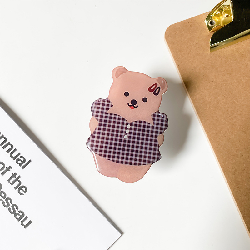 Cute Bear Arylic Universal Phone Cases display picture 7
