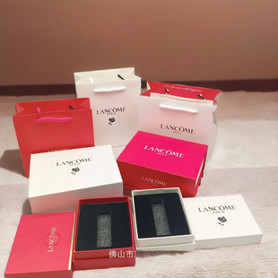 Counter Original Lancoe Lipstick Box Perfume Cosmetics Satchel Paper Bag Packaging Gift Bag
