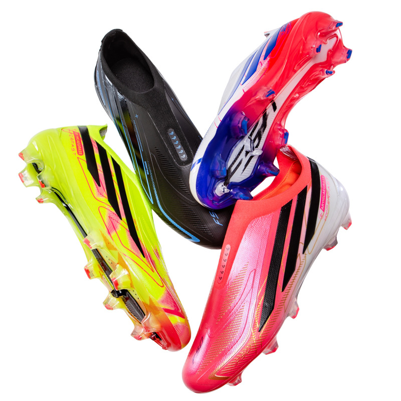 Tenis de Fútbol FG sin Agujetas F50 de TPU Ligero para Césped