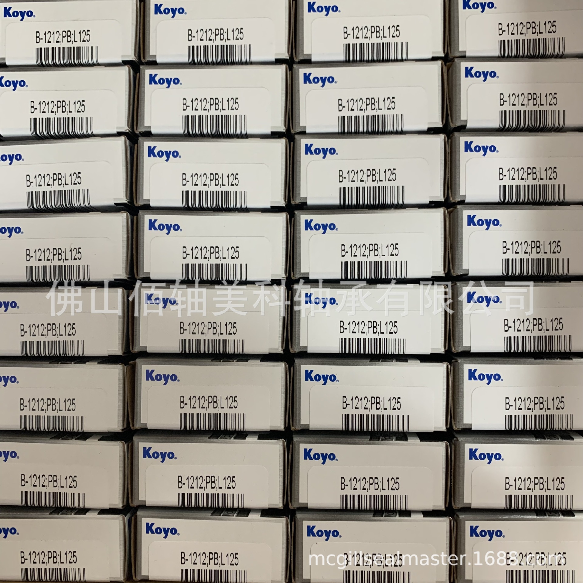 KOYO尖头满滚针轴承 B-188 M-1881;PB;L125 原美国TORRINGTON品牌