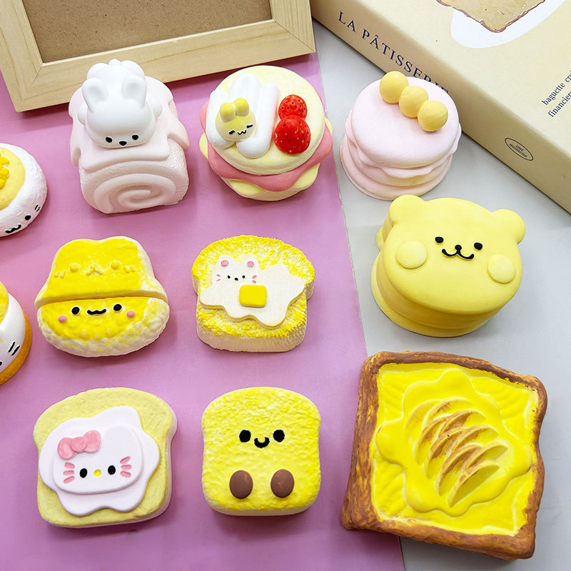 Simulation cartoon dessert pinch music silicone mold cat pie toast bean curd rice ball towel roll mold wax bottle sugar mold