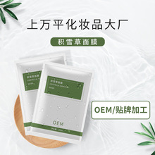 舒缓修护敏感肌冷敷贴 天蚕丝积雪草修护面膜oem定制贴牌代加工