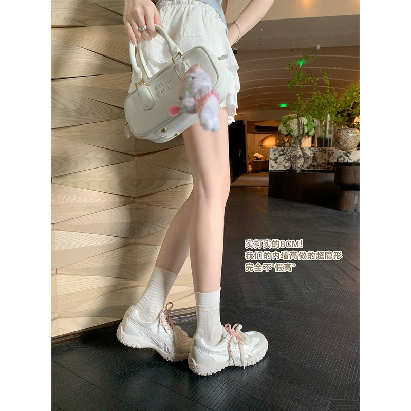 Grape Mom Women's Shoes 8cm Height Increase~Thick-Soled Little Horse Training Shoes Women's Casual Sports Shoes New Women's Sneakers Grape Mom Women's Shoes 8cm Height Increase~Thick-Soled Little Horse Training Shoes Women's Casual Sports Shoes New Women's Sneakers
