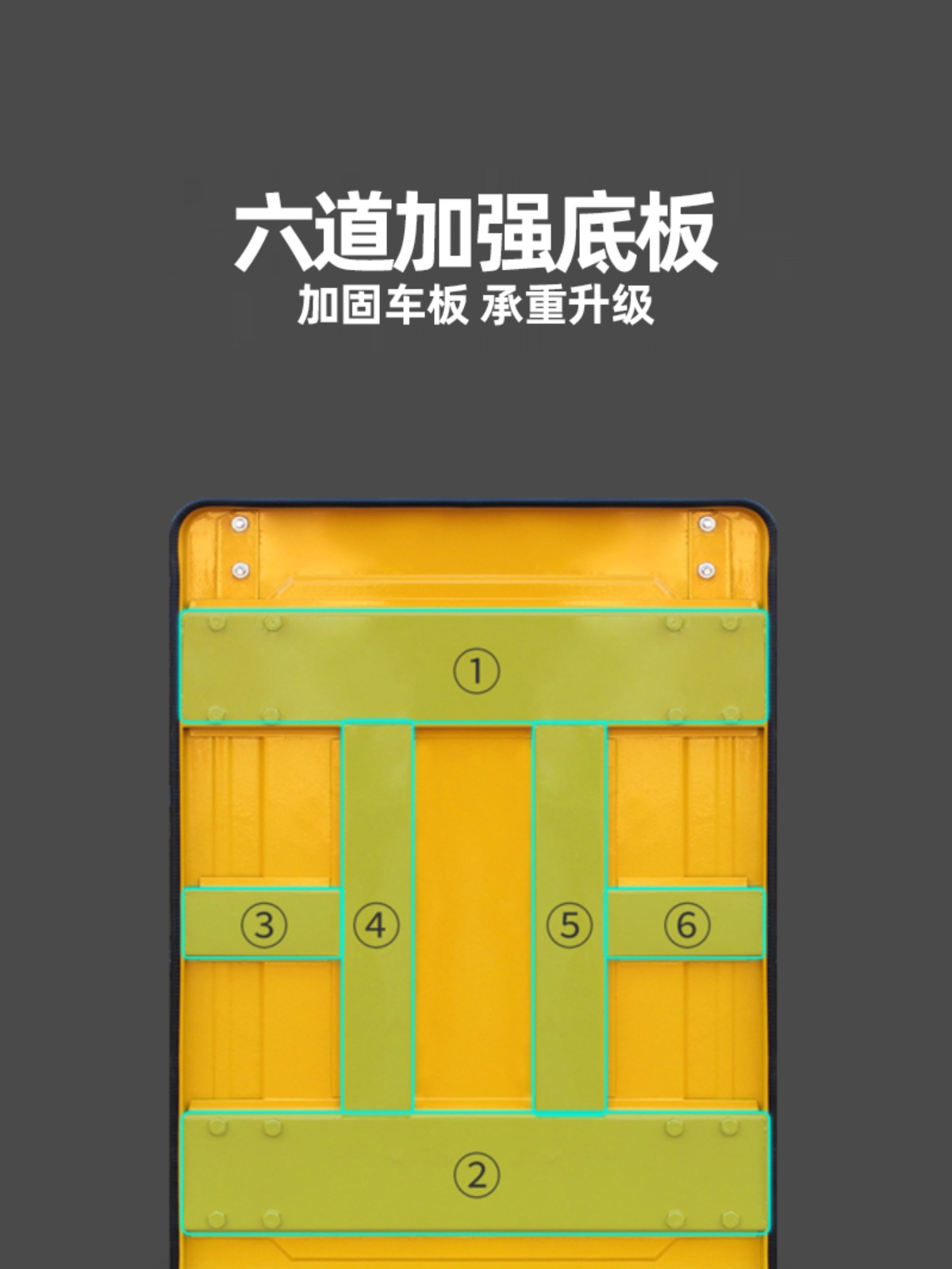 3YV5平板车家用小推车拉货搬运车超市仓库折叠手推车工地静音轻便