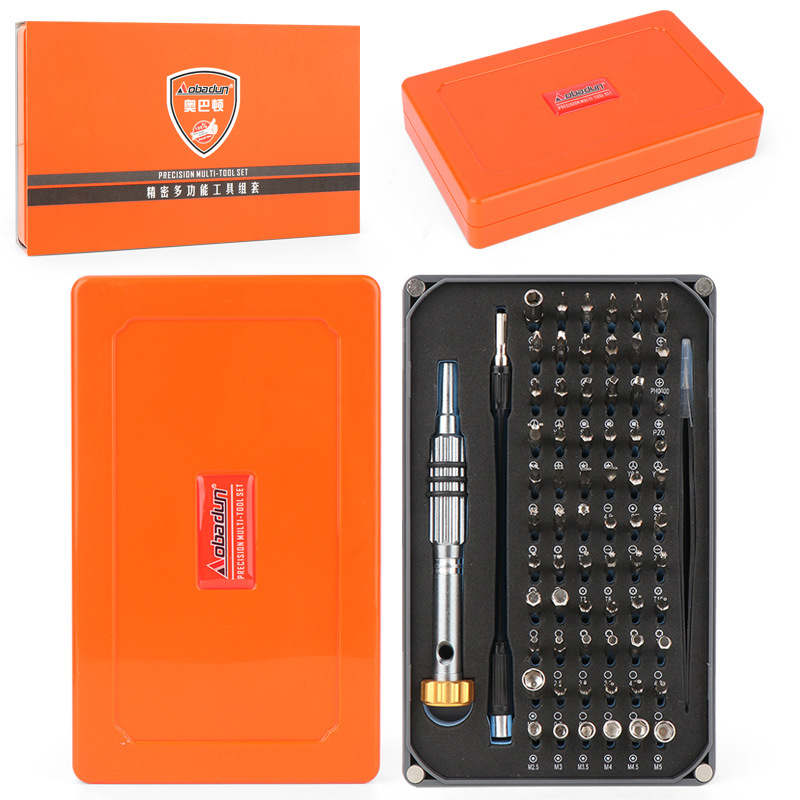 Venta directa de fábrica 68-en-un destornillador combinación traje teléfono móvil portátil reloj desmontaje herramienta de reparación multifunción